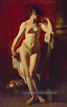 Debout Femme Nu corps féminin William Etty Peinture à l'huile